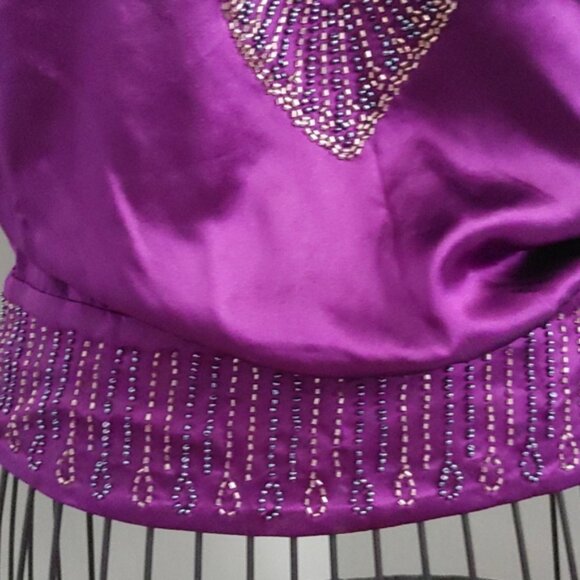 HPBCBGMAXAZRIA Silk Evening Halter Top - Picture 4 of 7